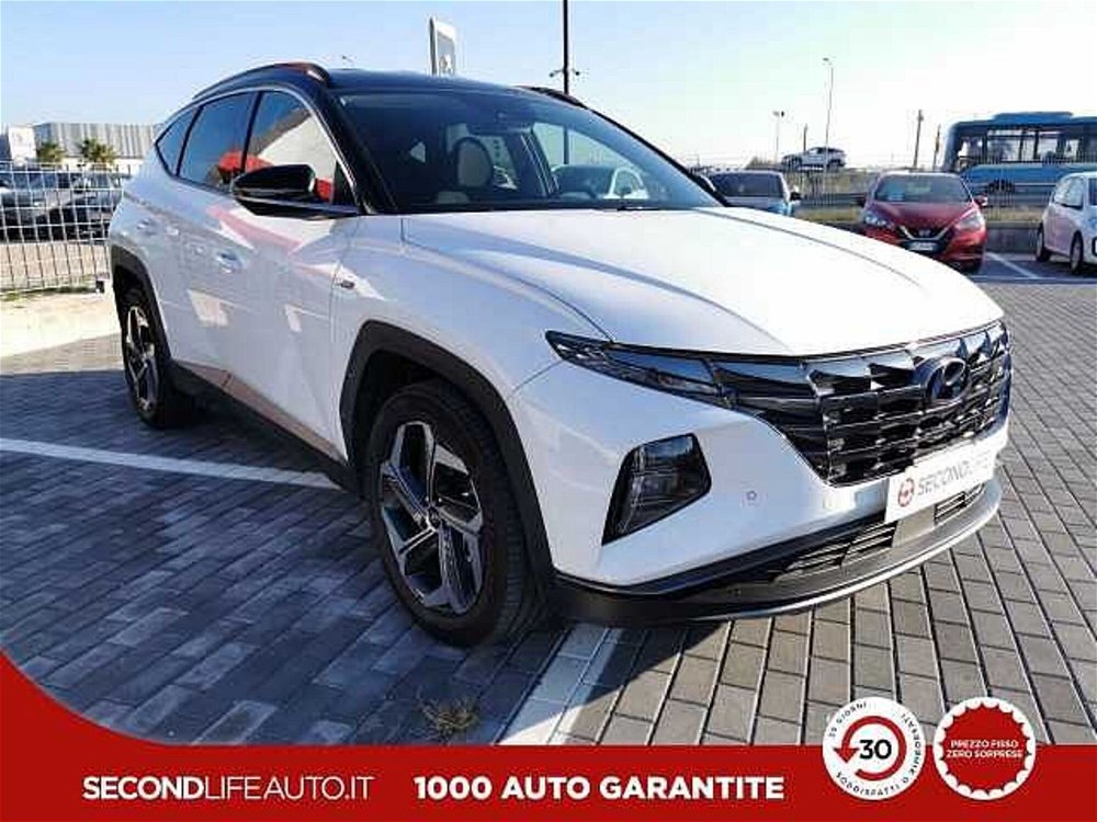 Hyundai Tucson 1.6 hev NLine 2wd auto del 2021 usata a San Giovanni Teatino (4)