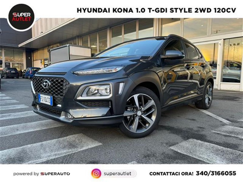 Hyundai Kona 1.0 T-GDI Style my 18 del 2018 usata a Vigevano