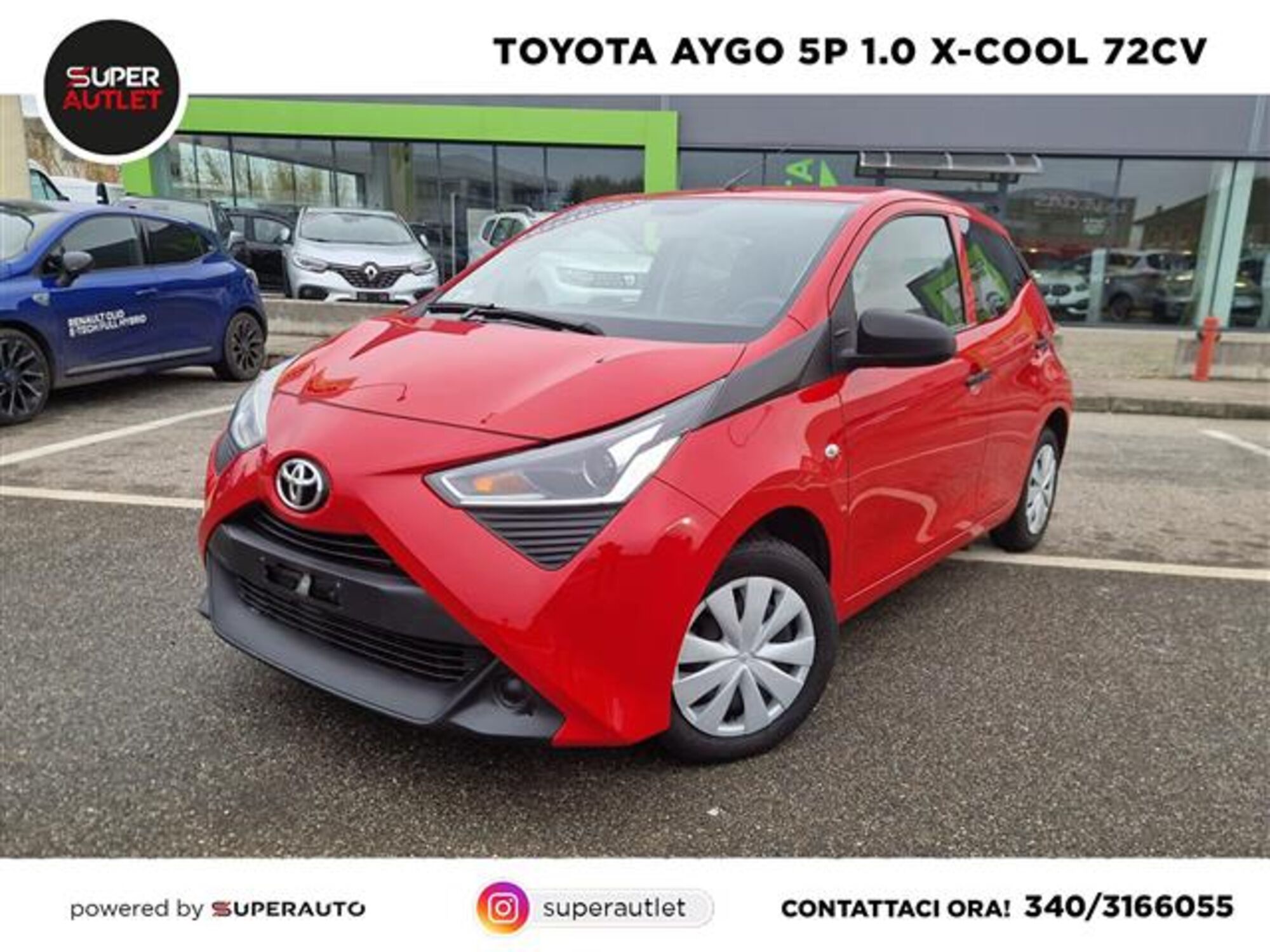 Toyota Aygo X 1.0 Active 72cv del 2020 usata a Vigevano