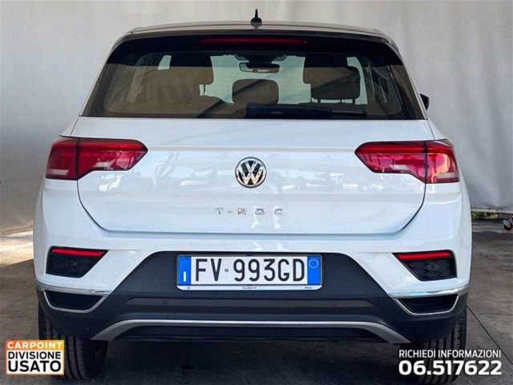 Volkswagen T-Roc 1.6 TDI SCR Style BlueMotion Technology del 2019 usata a Roma (4)