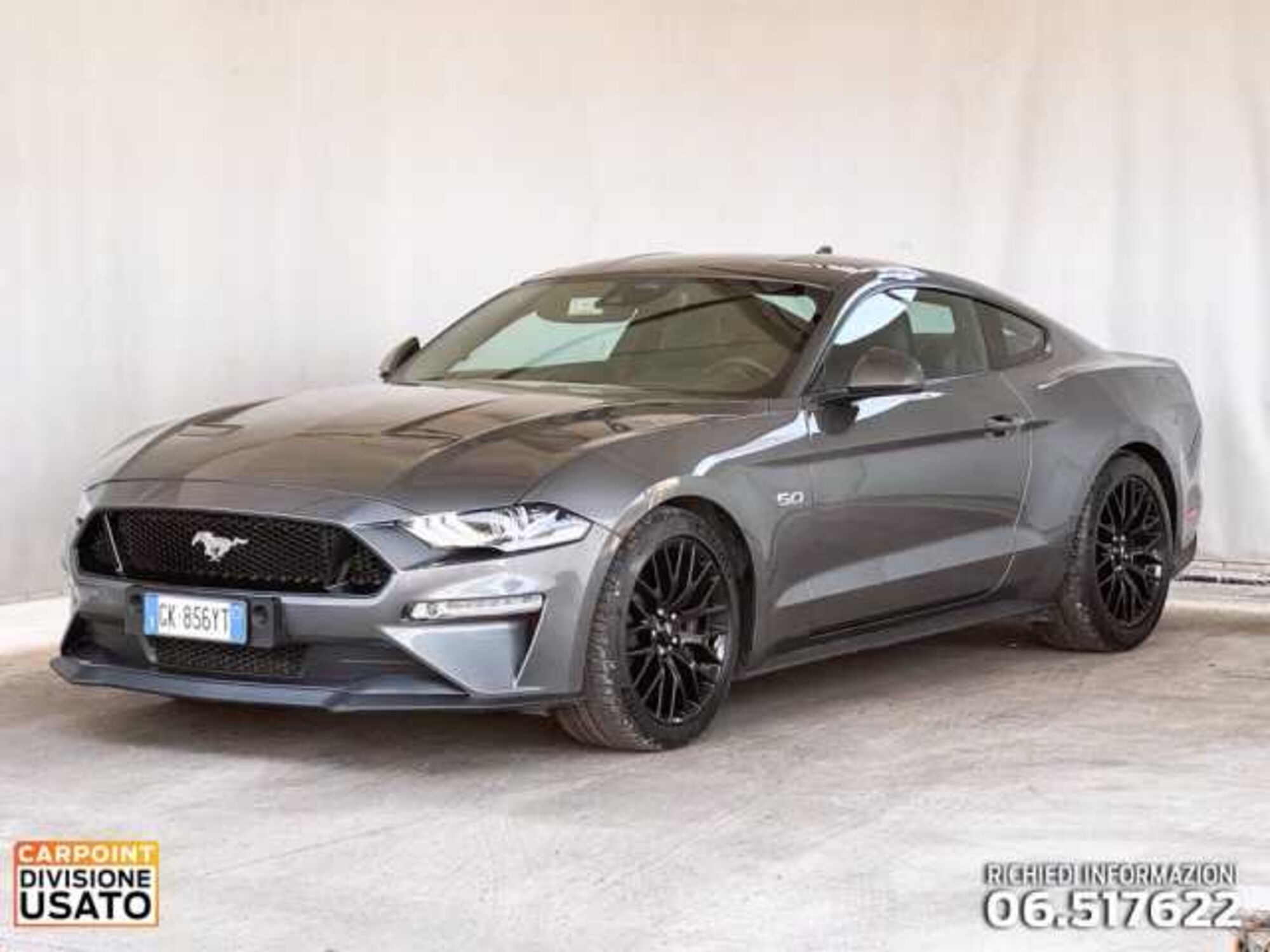 Ford Mustang Coup&eacute; 5.0 V8 GT 446cv auto del 2022 usata a Roma