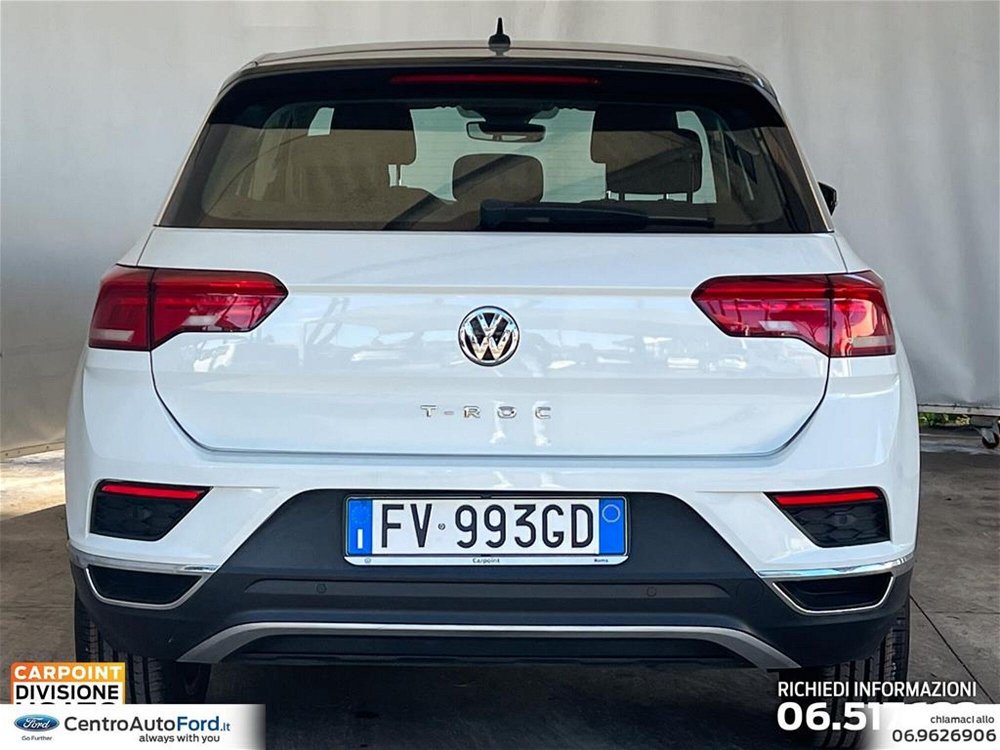 Volkswagen T-Roc 1.6 TDI SCR Advanced BlueMotion Technology del 2019 usata a Albano Laziale (4)