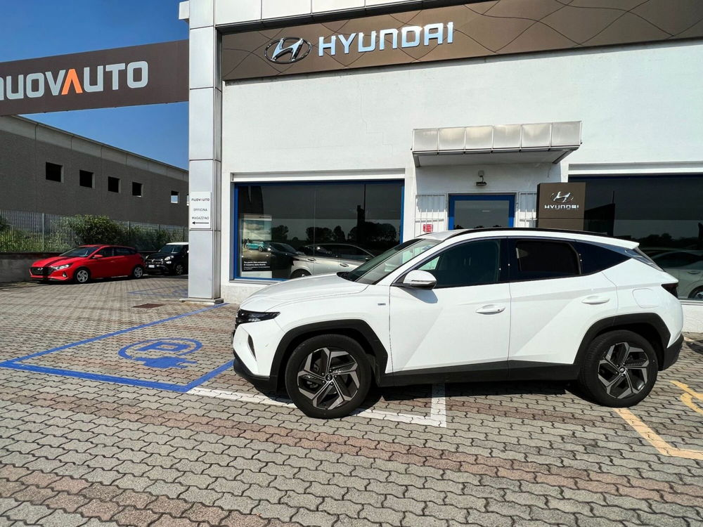 Hyundai Tucson 1.6 t-gdi 48V Exellence 2wd imt del 2021 usata a Madignano (2)