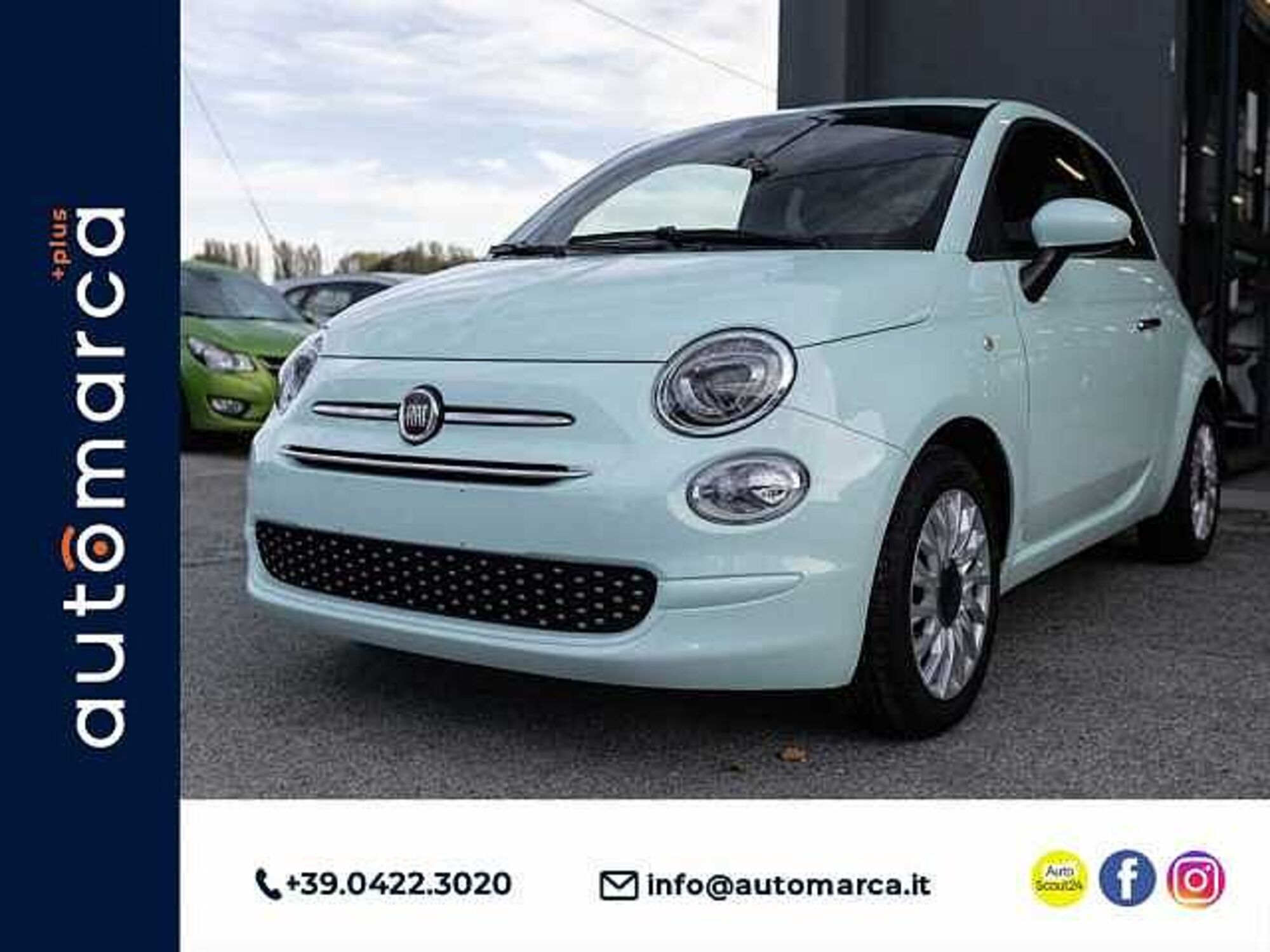 Fiat 500 1.0 Hybrid Lounge del 2021 usata a Silea