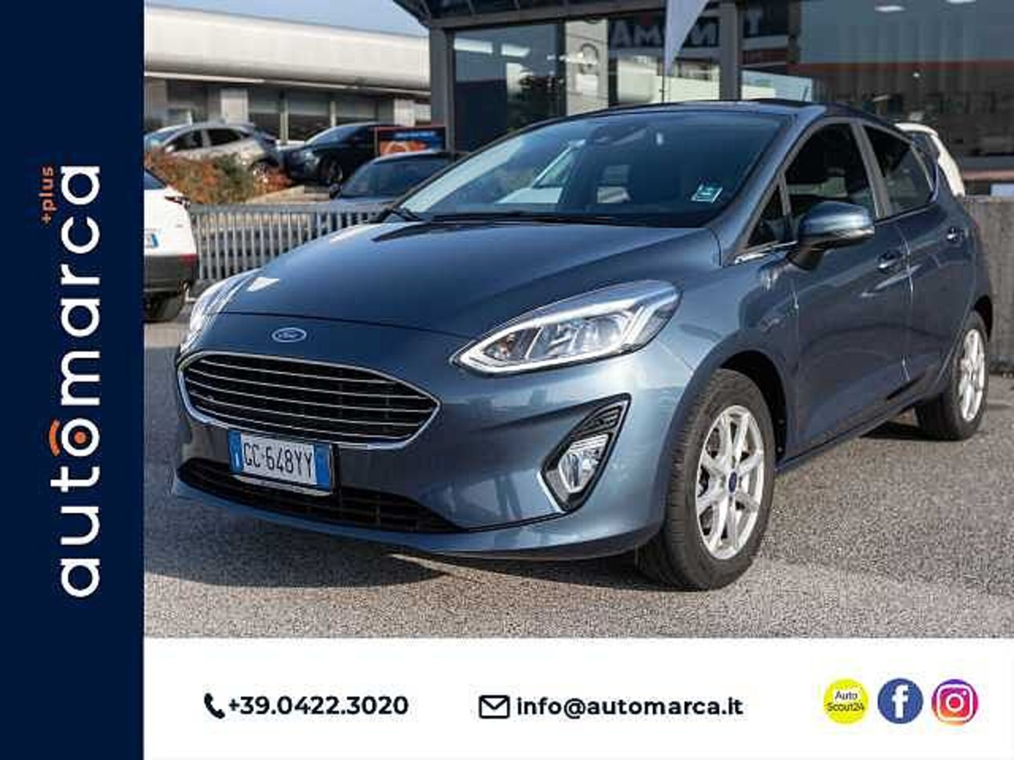 Ford Fiesta 1.1 75 CV 5 porte Titanium  del 2020 usata a Silea