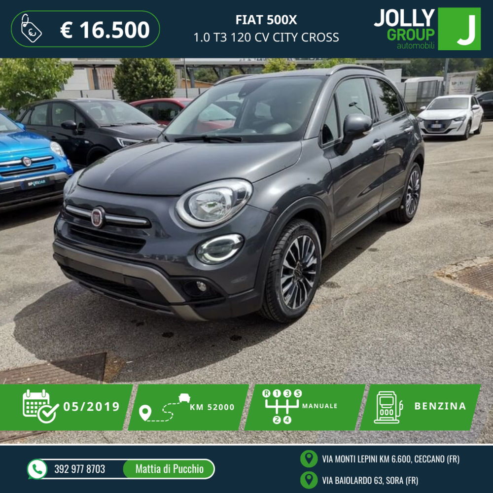 Fiat 500X usata a Frosinone