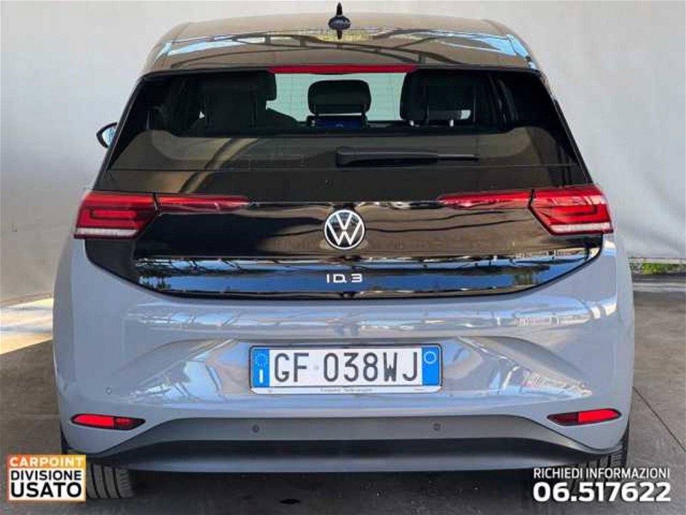 Volkswagen ID.3 58 kWh Pro Performance del 2021 usata a Roma (4)