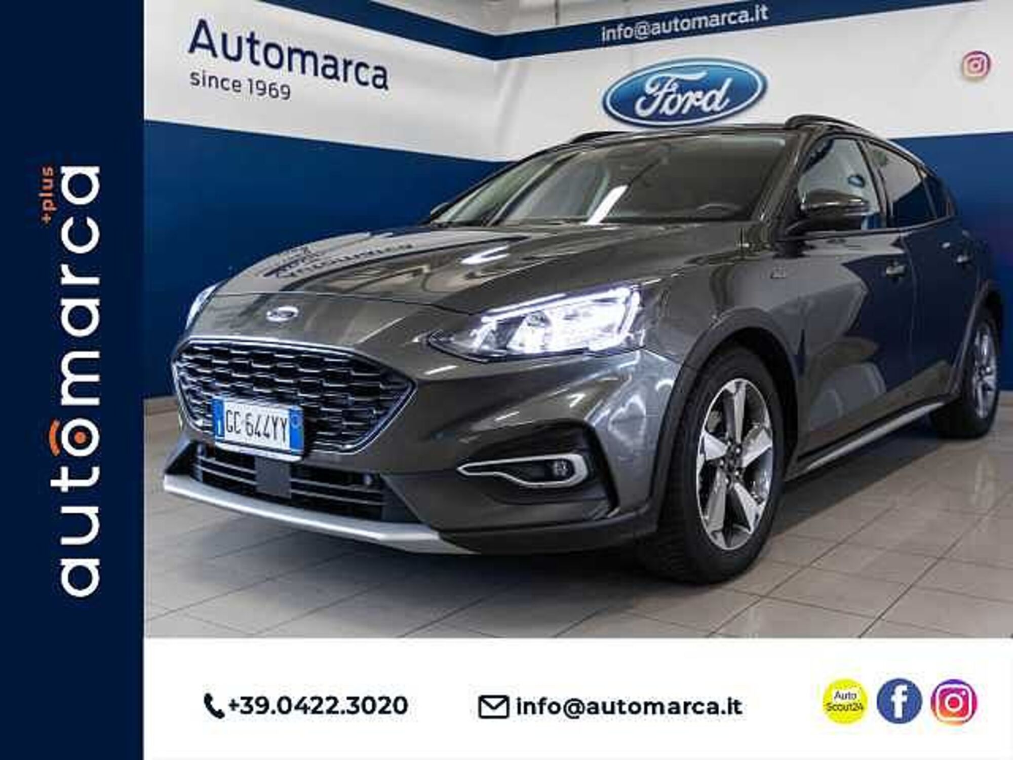 Ford Focus 1.0 EcoBoost 125 CV 5p. Active  del 2020 usata a Silea