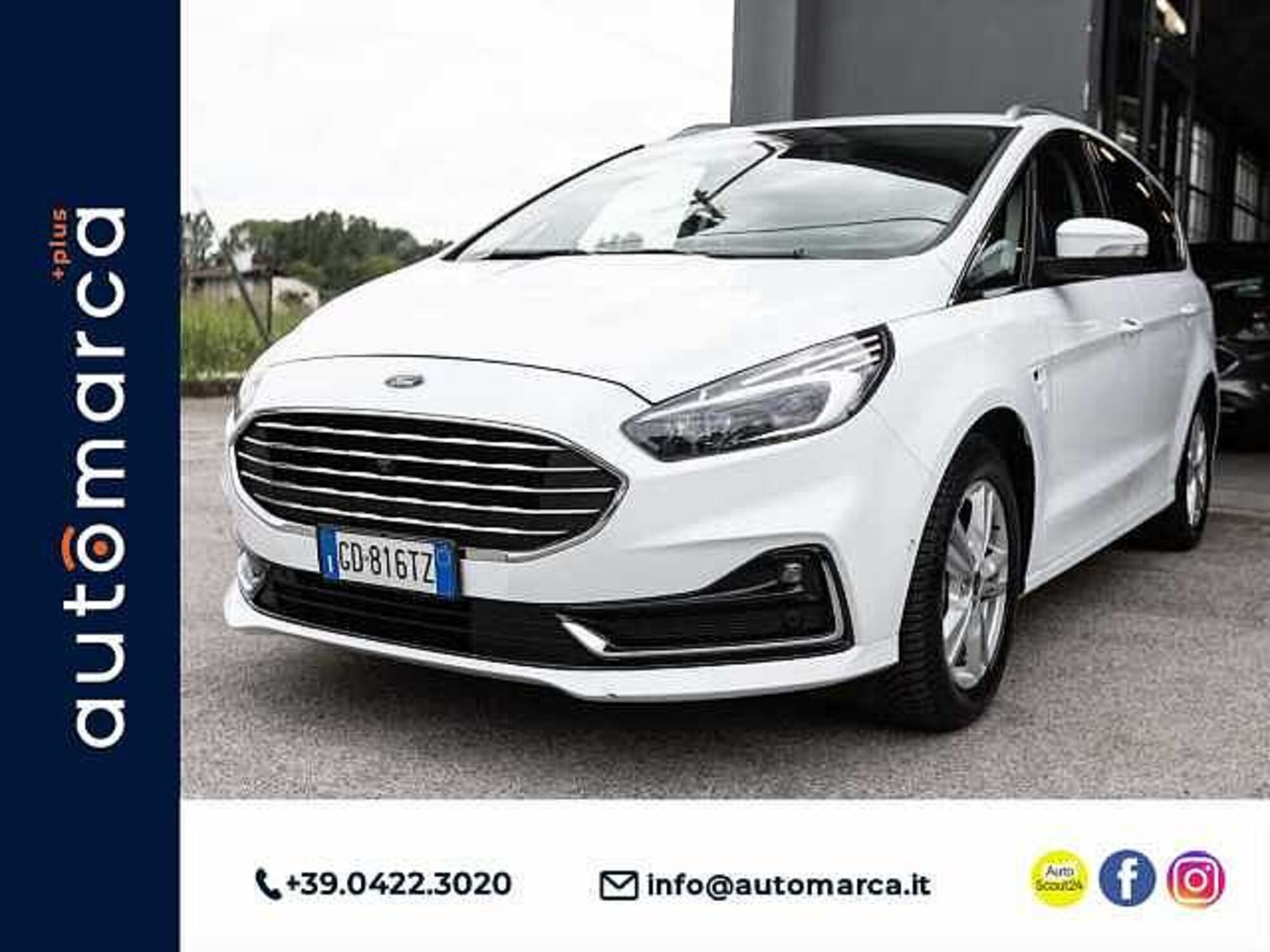 Ford S-Max 2.0 EcoBlue 150CV Start&amp;Stop Aut.7p. Titanium Business  del 2020 usata a Silea