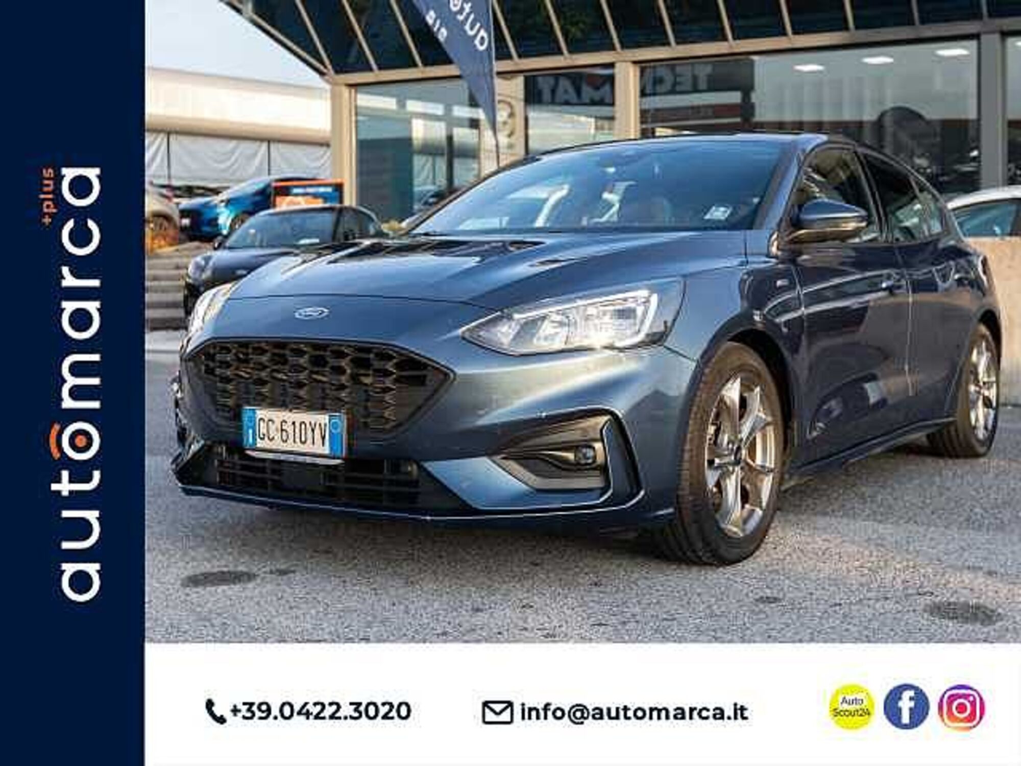 Ford Focus 1.0 EcoBoost 125 CV 5p. ST-Line  del 2020 usata a Silea