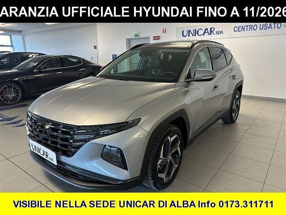 Hyundai Tucson 1.6 hev Xtech 2wd auto del 2021 usata a Alba (2)