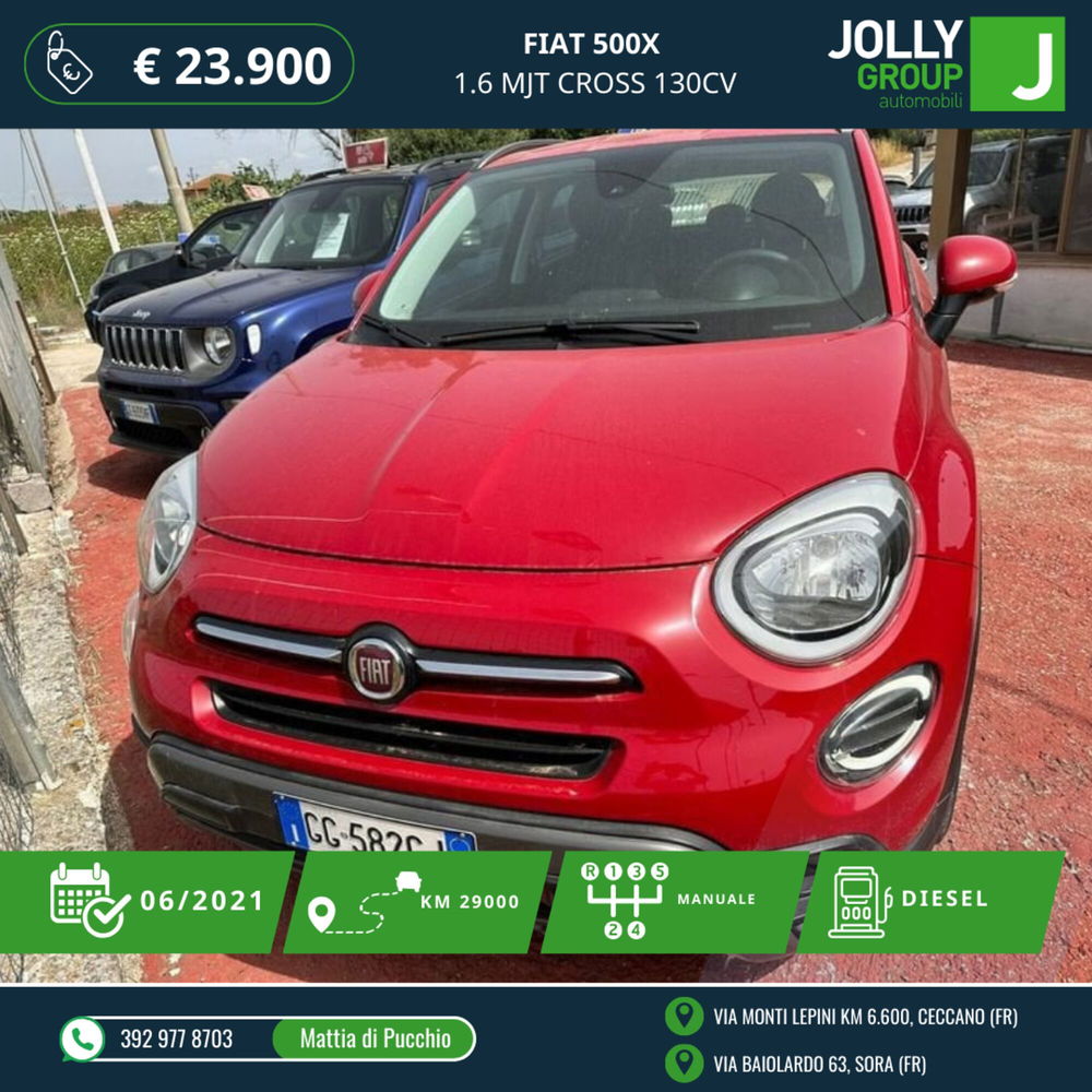 Fiat 500X usata a Frosinone