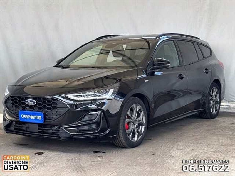Ford Focus Station Wagon 1.0 EcoBoost 125 CV automatico SW ST-Line my 18 nuova a Roma