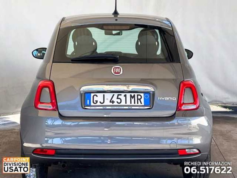 Fiat 500 1.0 Hybrid Cult  del 2022 usata a Roma (4)