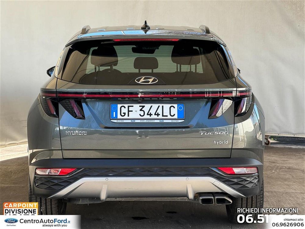 Hyundai Tucson 1.6 hev Exellence 2wd auto del 2021 usata a Albano Laziale (4)