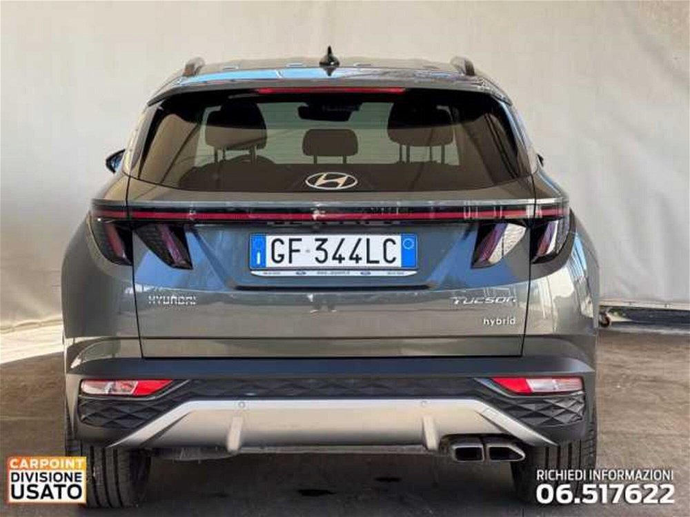 Hyundai Tucson 1.6 hev Exellence 2wd auto del 2021 usata a Roma (4)