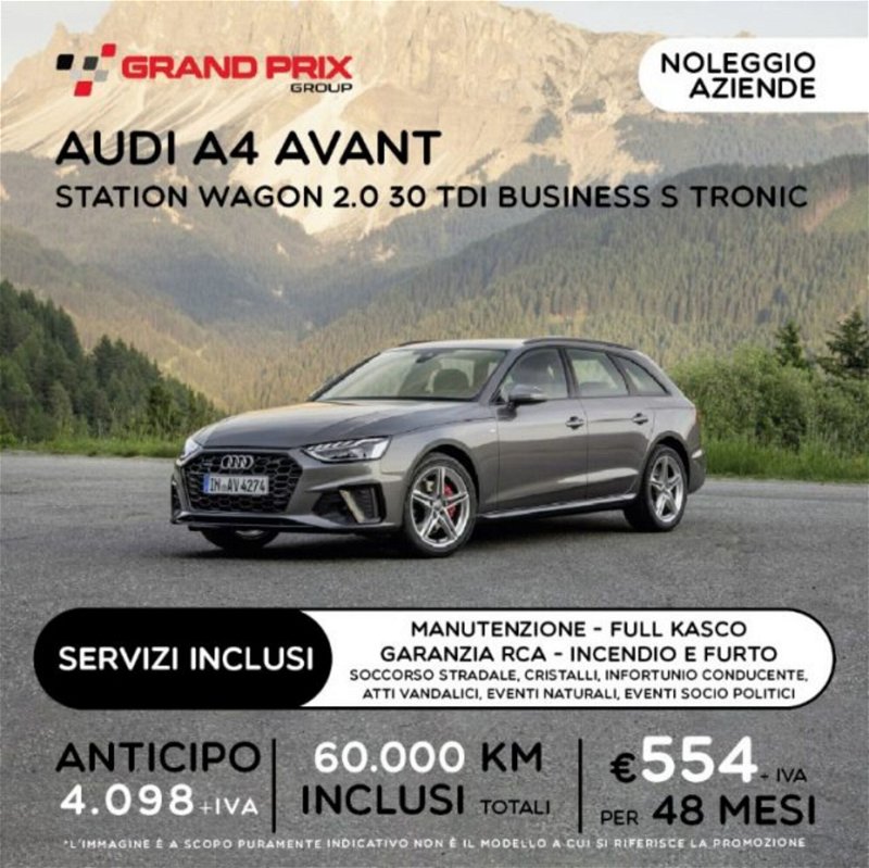 Audi A4 Avant 30 TDI/136 CV S tronic Business  nuova a Castenaso