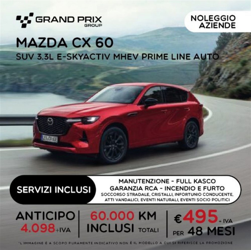 Mazda CX-60 3.3 m-hybrid boost Prime Line rwd 200cv auto nuova a Castenaso