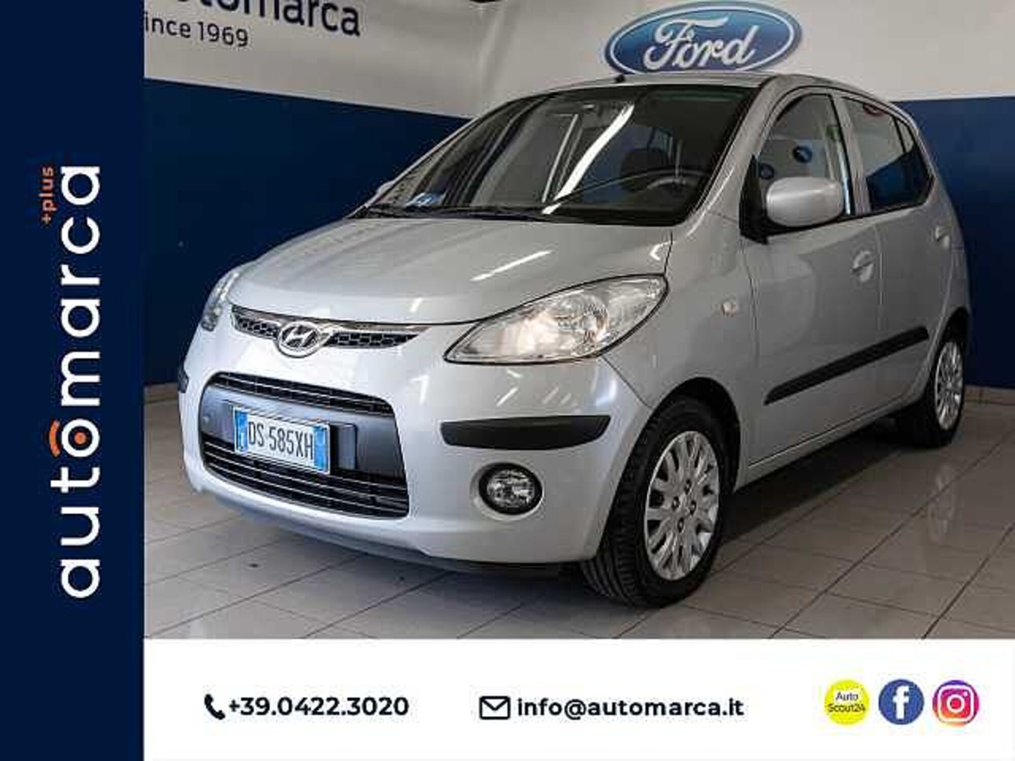 Hyundai i10 1.1 12V Active del 2008 usata a Silea