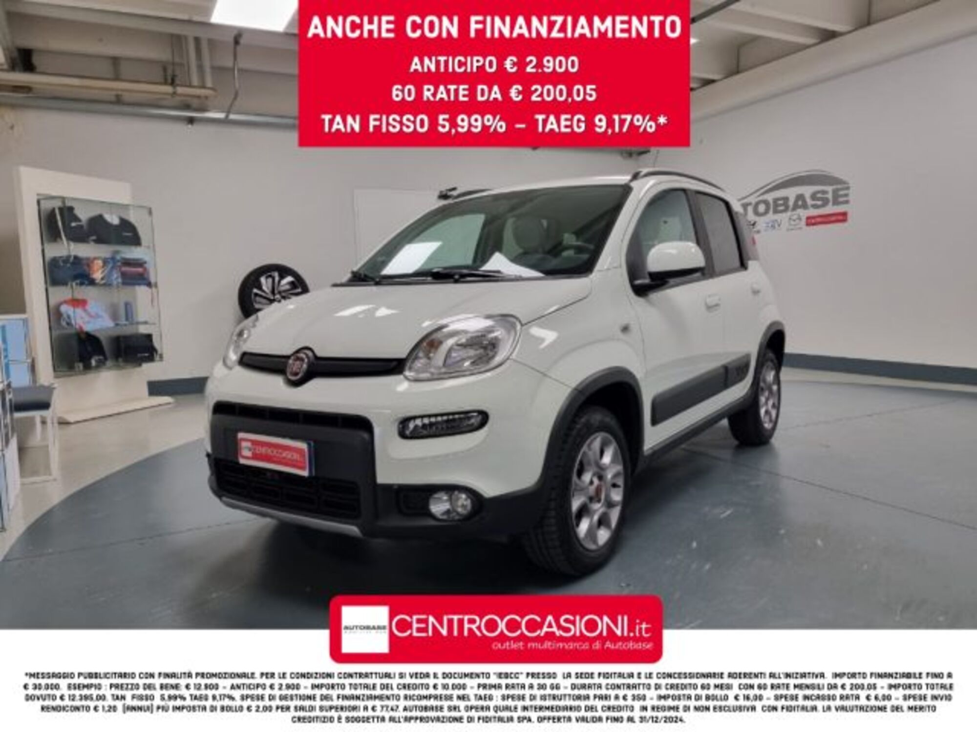 Fiat Panda 1.3 MJT S&amp;S 4x4 del 2015 usata a Brescia