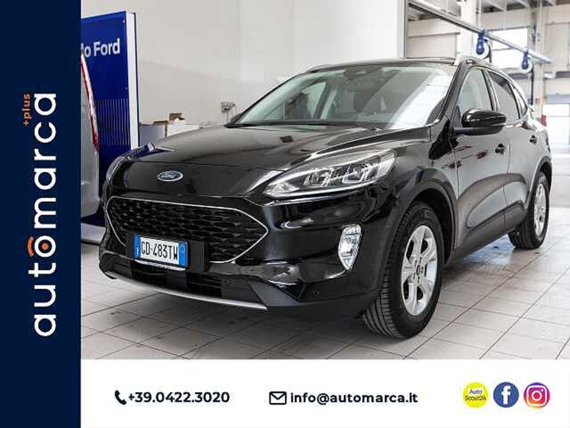 Ford Kuga 1.5 EcoBlue 120 CV 2WD Titanium  del 2021 usata a Silea