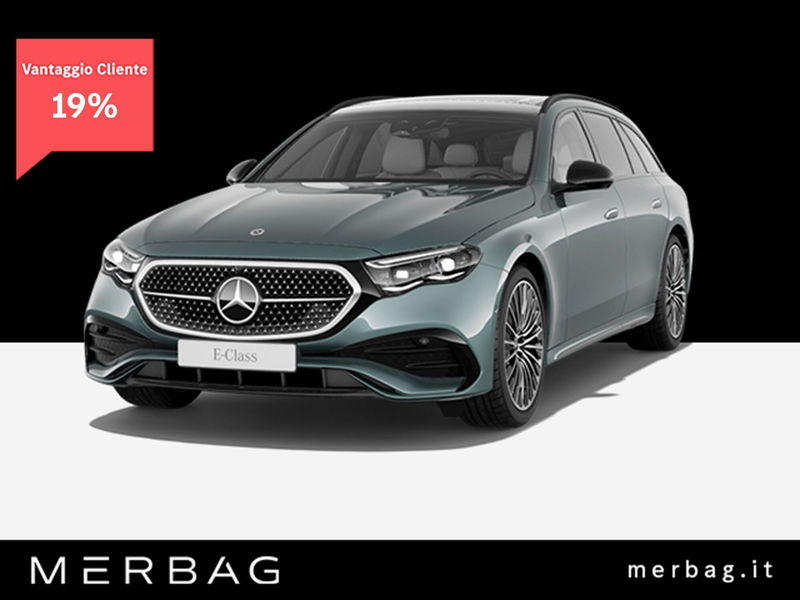 Mercedes-Benz Classe C Station Wagon SW 220 d mhev AMG Line Advanced Plus 4matic auto nuova a Milano