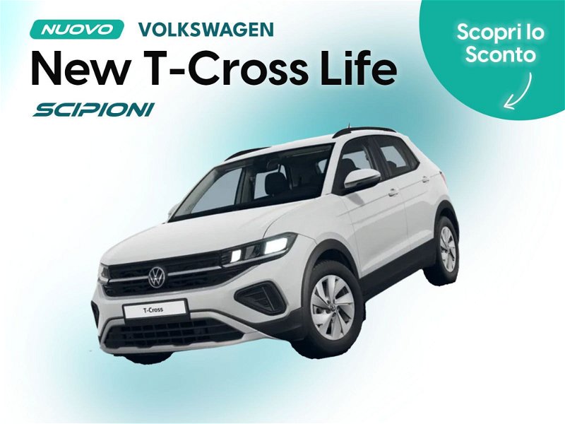 Volkswagen T-Cross 1.0 tsi Life 95cv nuova a L'Aquila