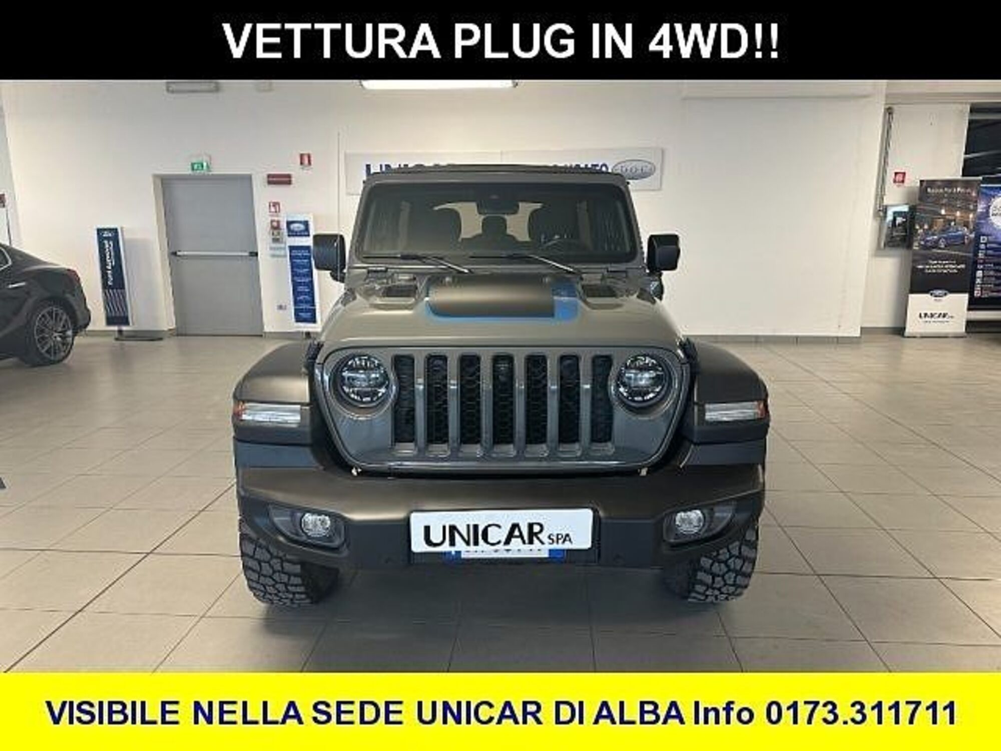 Jeep Wrangler Unlimited 2.0 PHEV ATX 4xe Rubicon  del 2022 usata a Alba