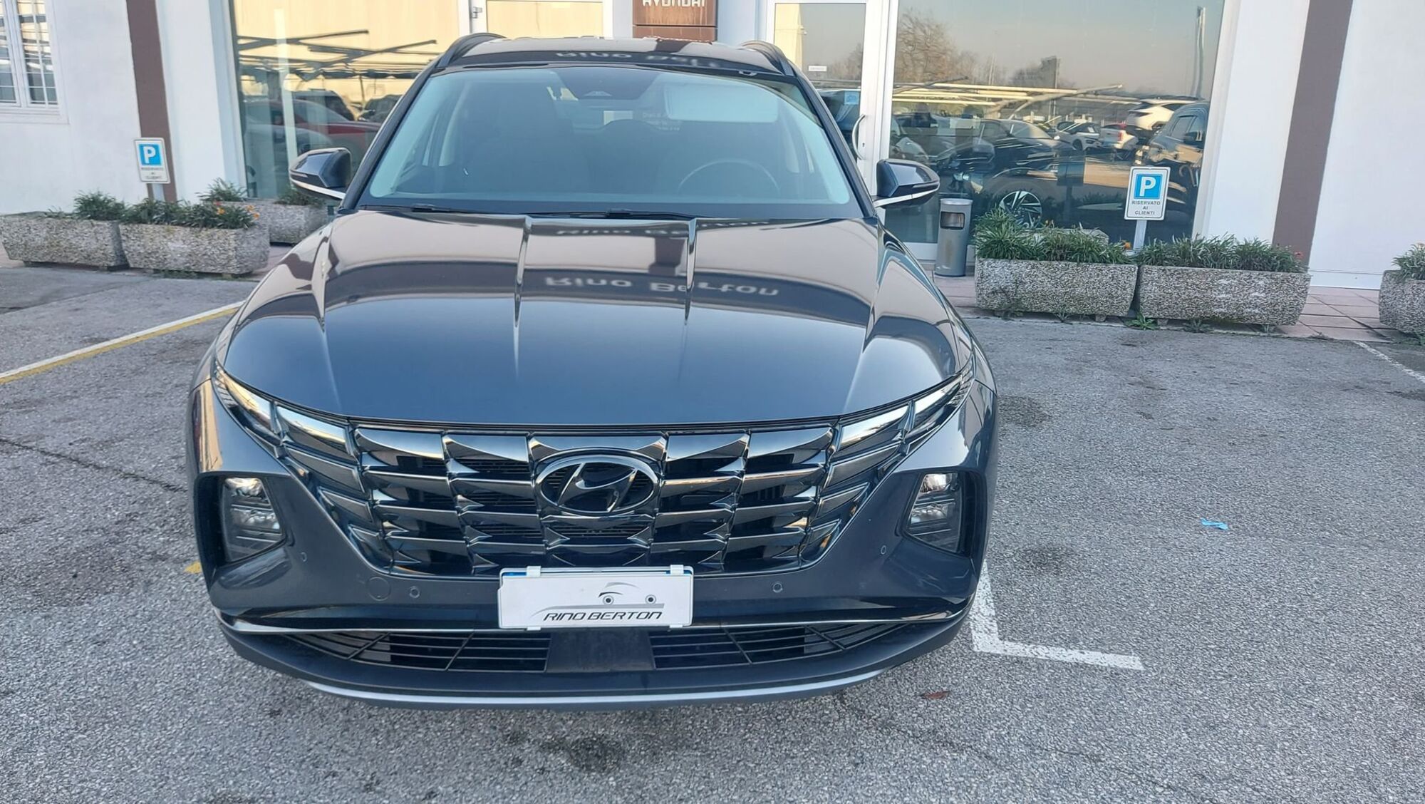 Hyundai Tucson 1.6 hev Exellence 4wd auto del 2021 usata a Veggiano