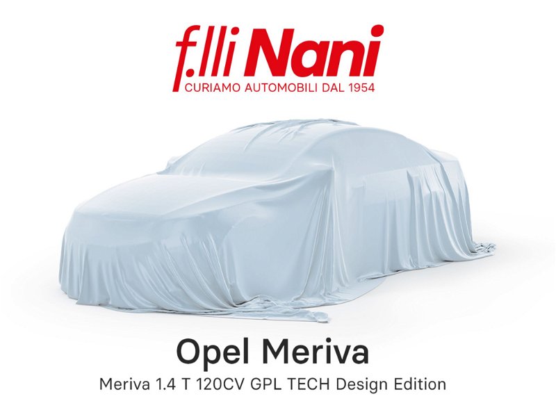 Opel Meriva 1.4 Turbo 120CV GPL Tech Design Edition del 2014 usata a Massa
