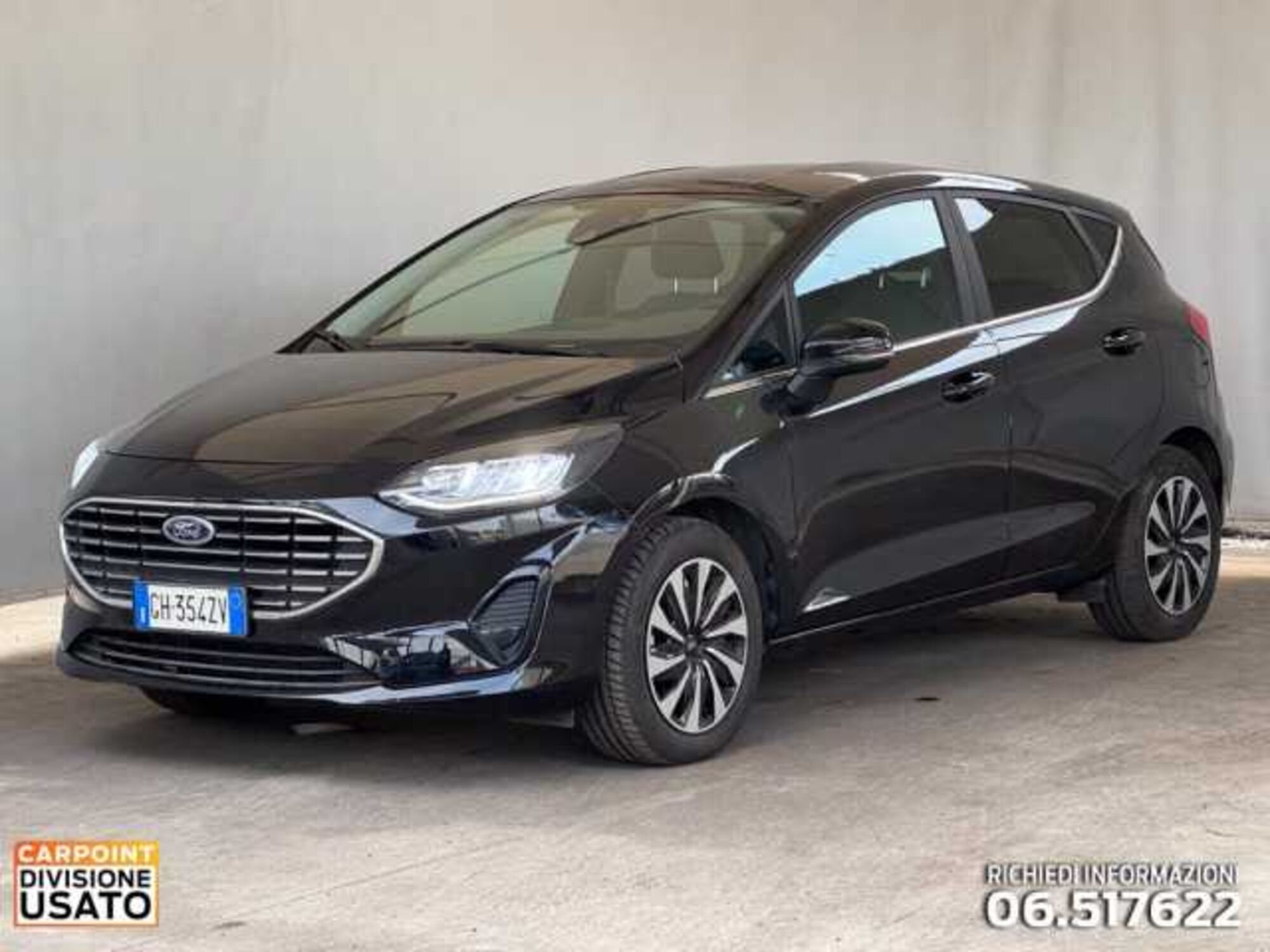 Ford Fiesta 1.0 Ecoboost 125 CV DCT Titanium del 2022 usata a Roma