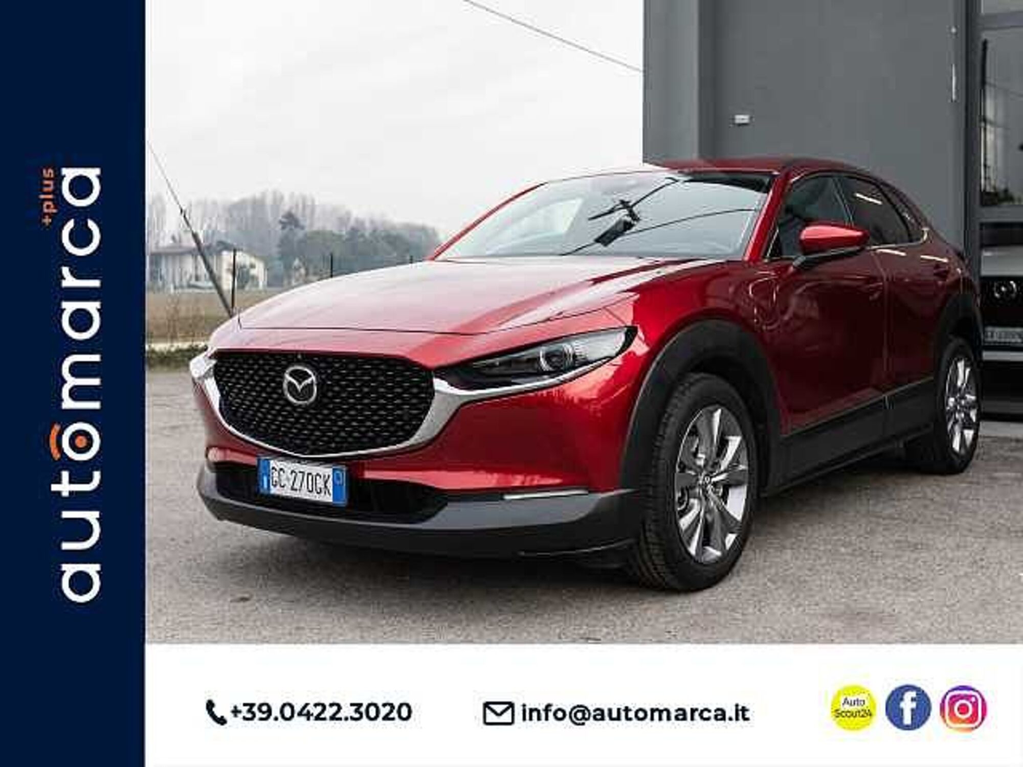 Mazda CX-30 Skyactiv-G 150 CV M Hybrid 2WD Exceed del 2020 usata a Silea