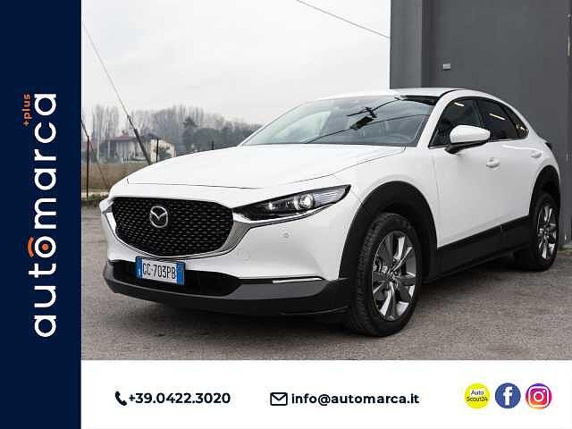 Mazda CX-30 Skyactiv-G 150 CV M Hybrid 2WD Executive del 2020 usata a Silea