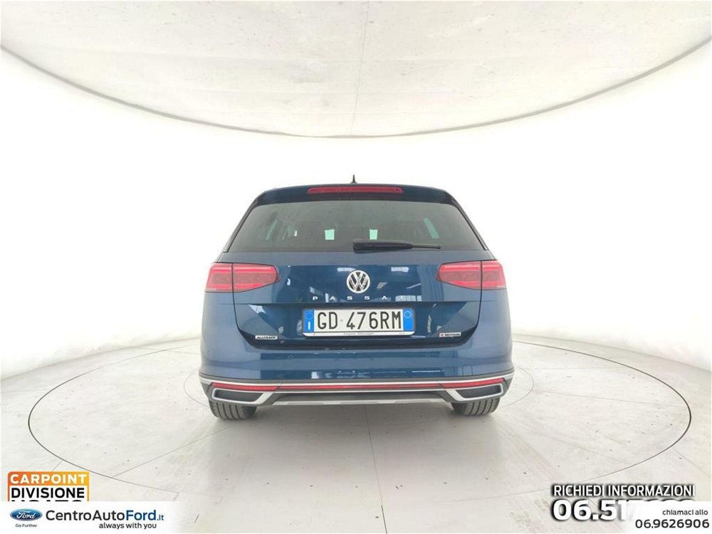 Volkswagen Passat Variant Alltrack 2.0 TDI 190 CV 4MOTION DSG BMT  del 2021 usata a Albano Laziale (4)