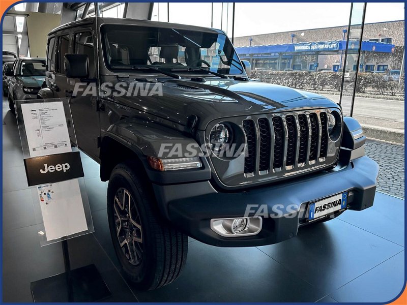 Jeep Wrangler Unlimited 2.0 PHEV ATX 4xe Sahara  nuova a Milano