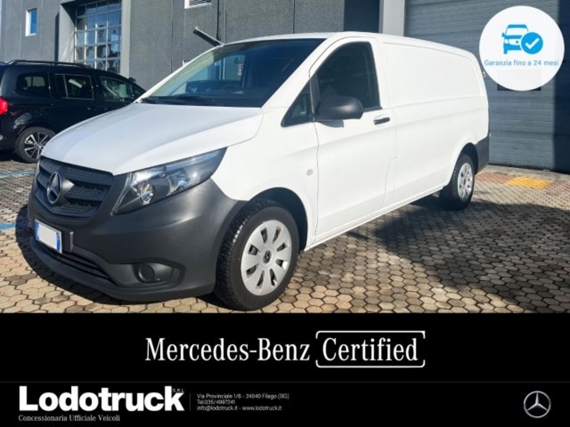 Mercedes-Benz Vito 1.6 111 CDI PC-SL Furgone Long  del 2019 usata a Filago