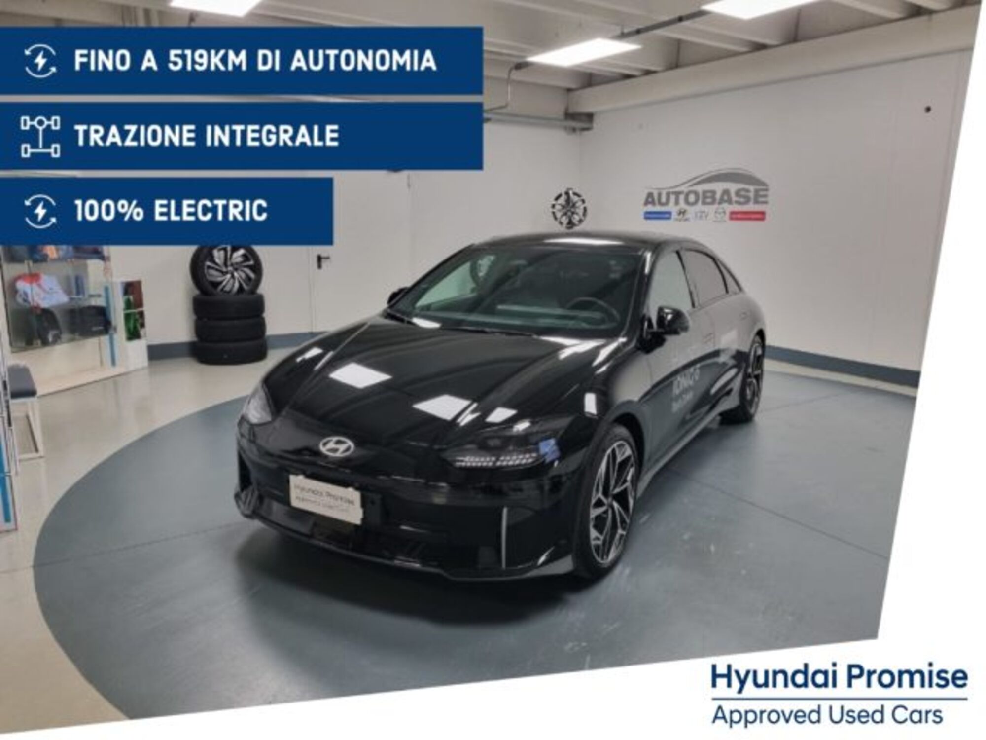 Hyundai Ioniq 6 77,4 kWh Evolution awd del 2023 usata a Brescia