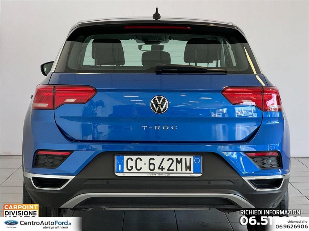 Volkswagen T-Roc 1.0 TSI Style del 2020 usata a Albano Laziale (4)