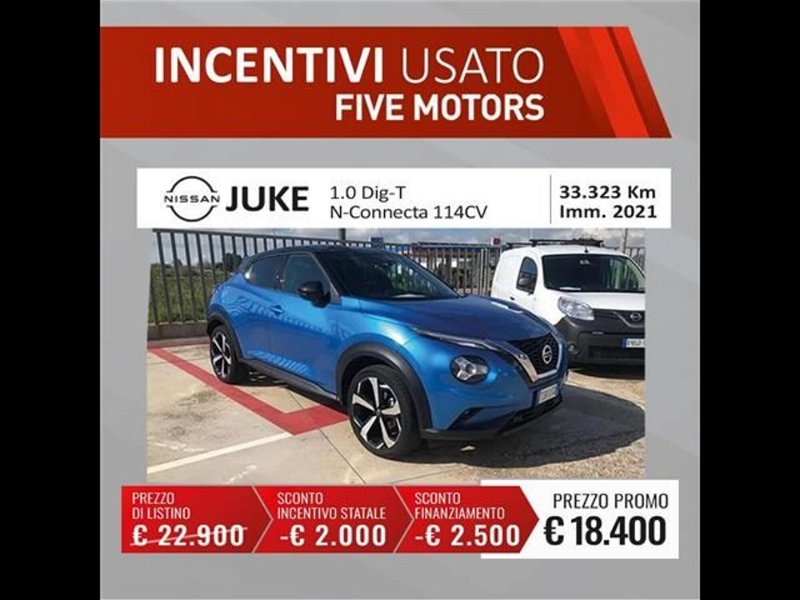 Nissan Juke 1.0 dig-t Acenta 114cv del 2021 usata a Brindisi