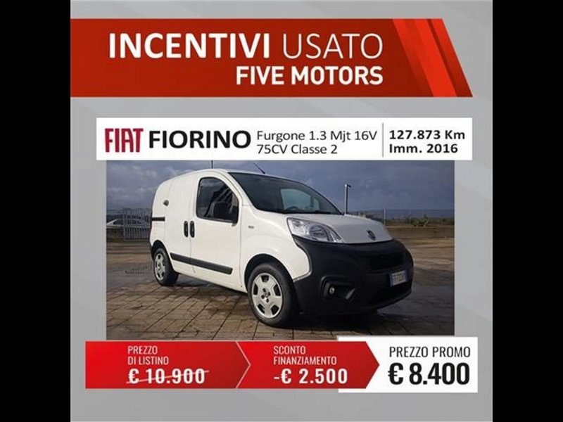 Fiat Fiorino 1.3 MJT 75CV Furgone SX E5+  del 2016 usata a Brindisi