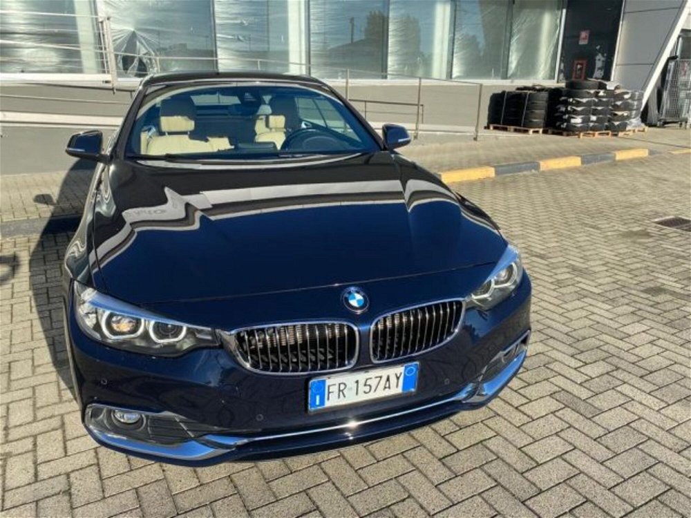 BMW Serie 4 Cabrio 420d  Luxury  del 2018 usata a Albano Vercellese (2)