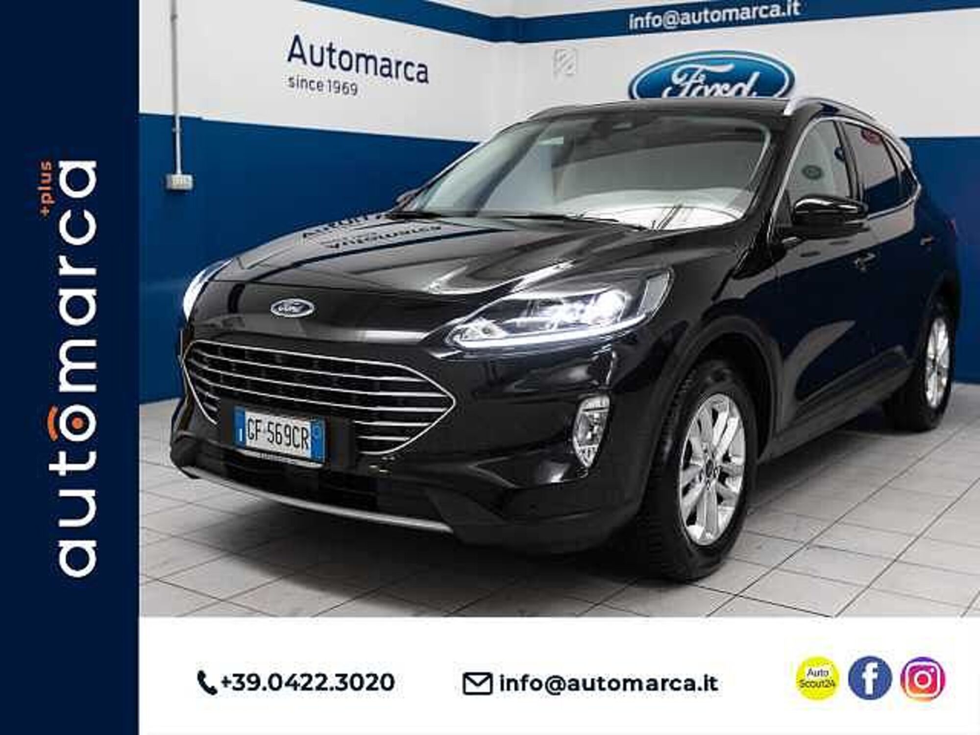 Ford Kuga 1.5 EcoBlue 120 CV 2WD Titanium  del 2021 usata a Silea