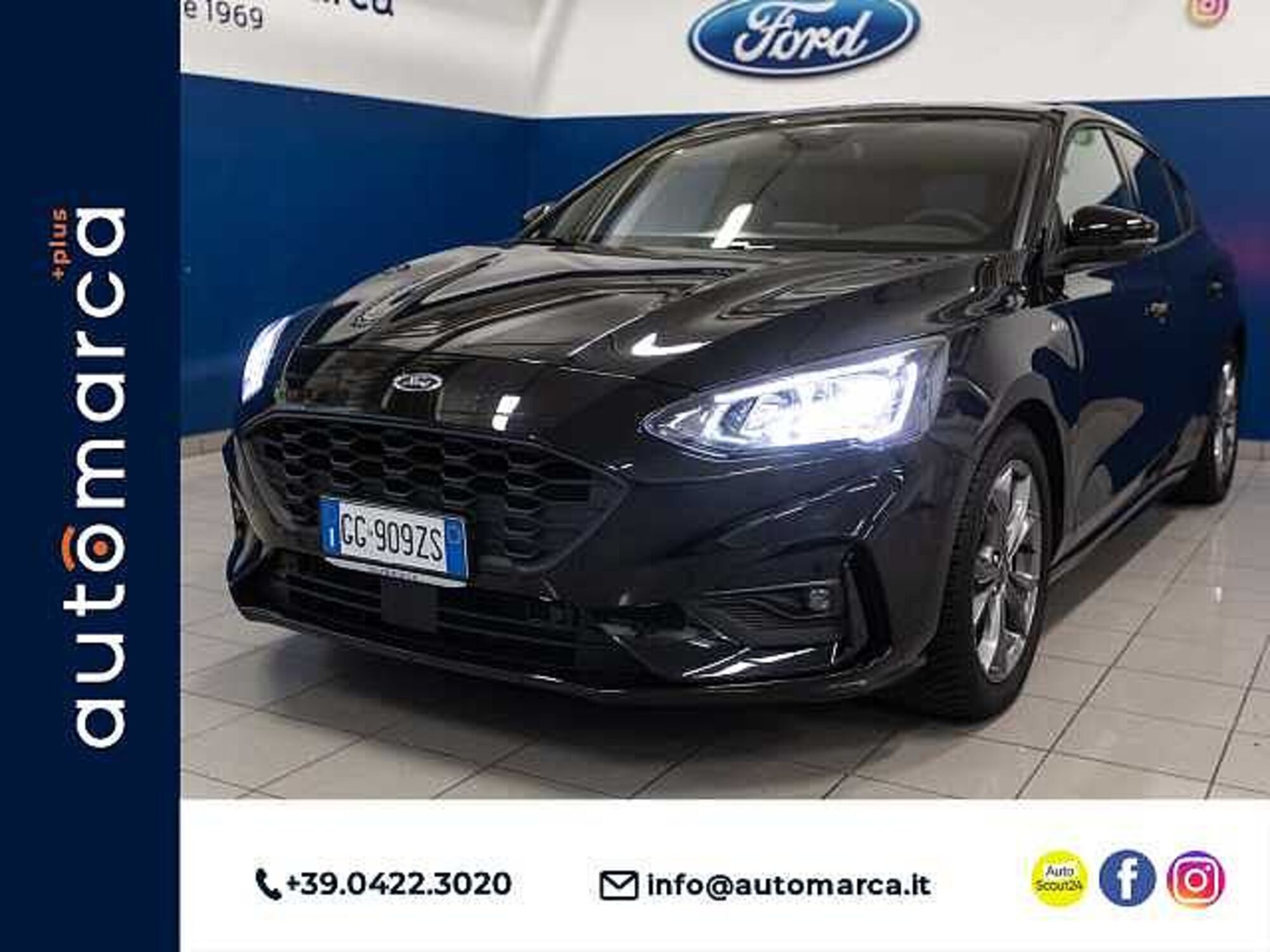 Ford Focus 1.0 EcoBoost 125 CV 5p. ST-Line  del 2021 usata a Silea