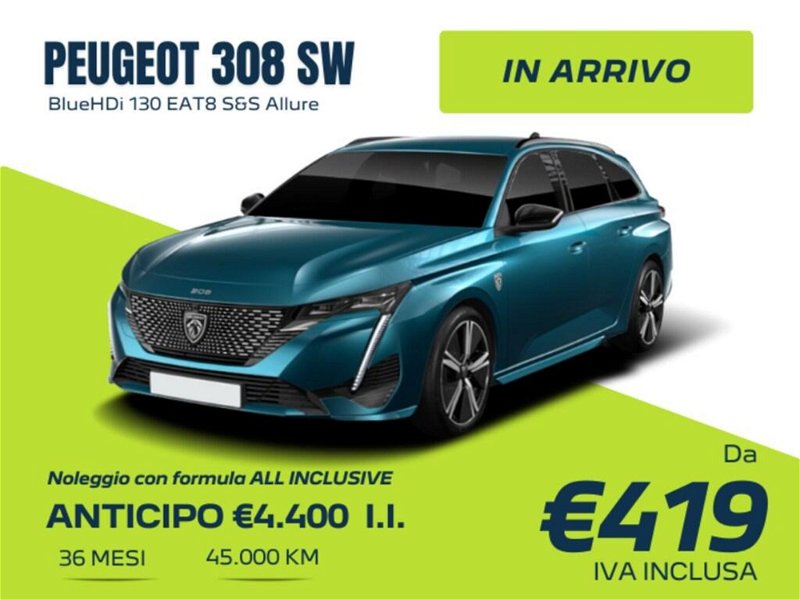 Peugeot 308 SW BlueHDi 130 S&S EAT8 Allure  nuova a Torino