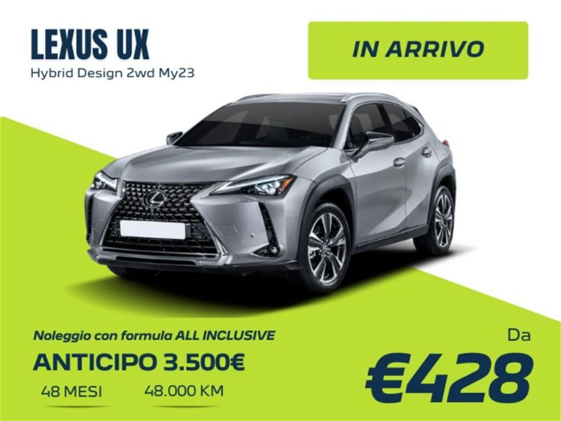 Lexus UX Hybrid Design nuova a Torino