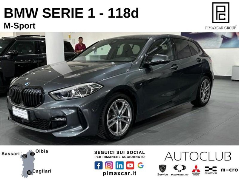 BMW Serie 1 118d 5p. Msport del 2021 usata a Sassari