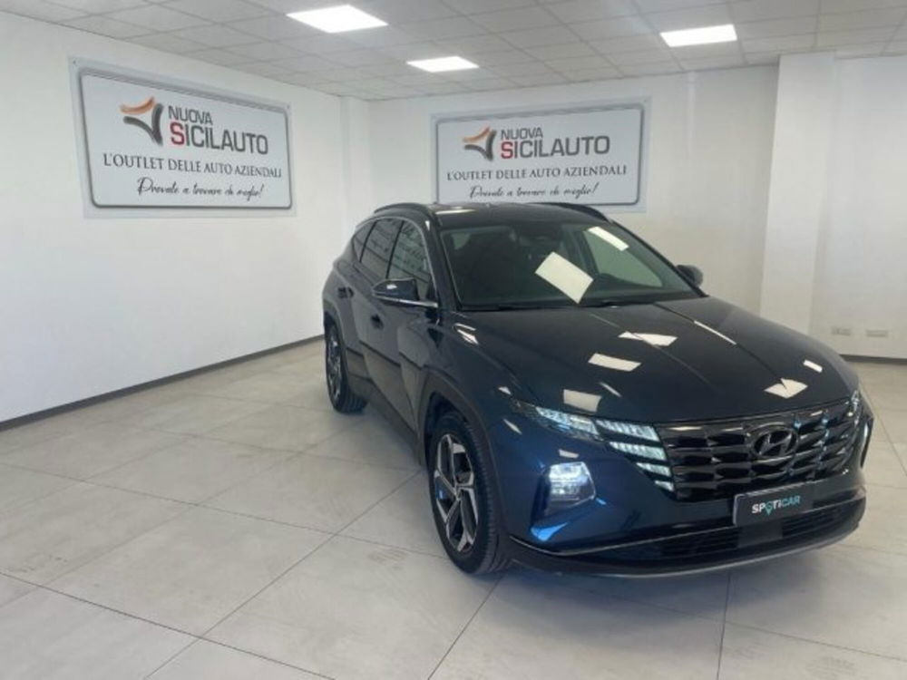 Hyundai Tucson 1.6 hev Exellence 2wd auto del 2021 usata a Palermo (2)