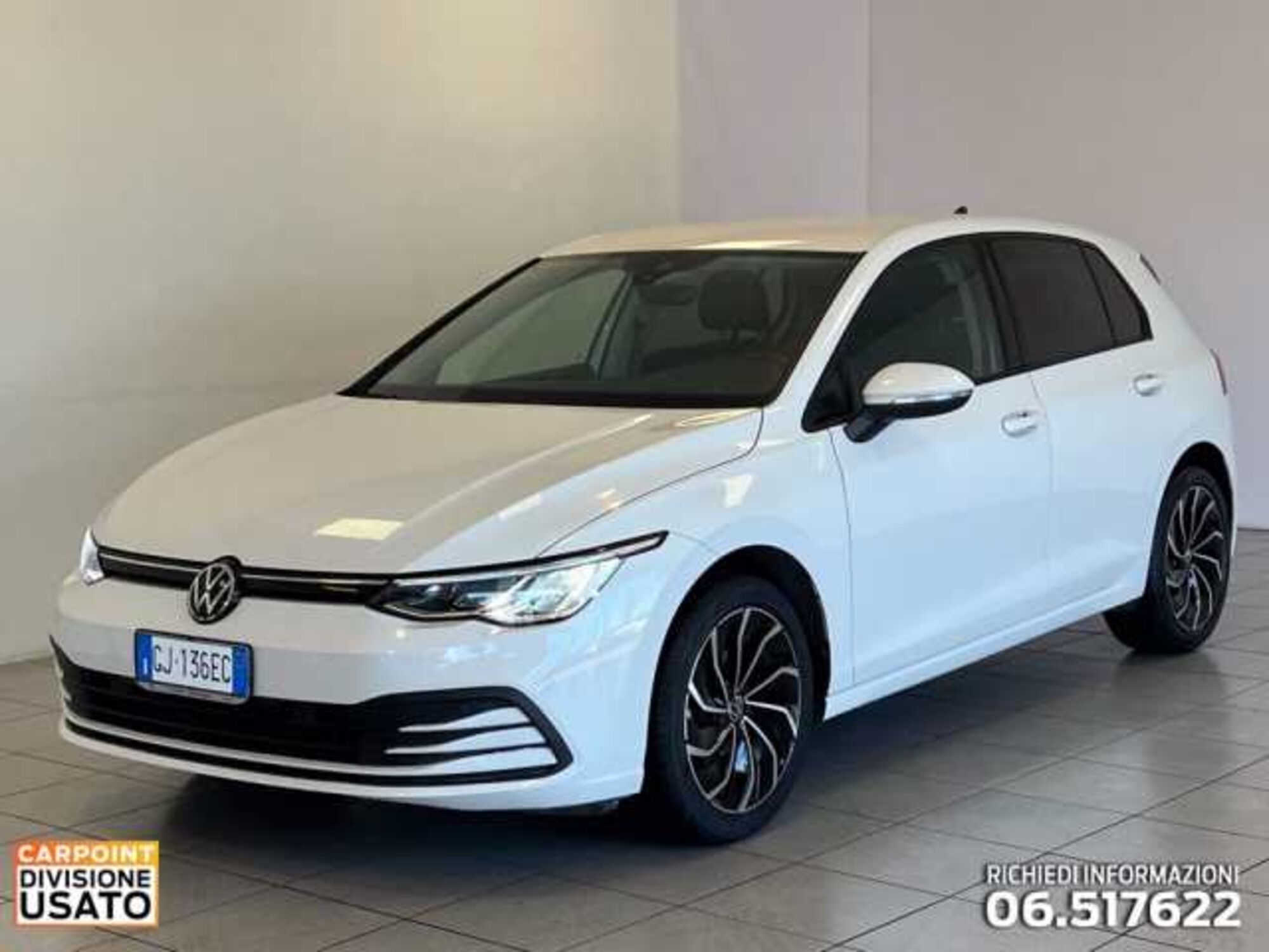 Volkswagen Golf 1.0 TSI EVO Life del 2022 usata a Roma