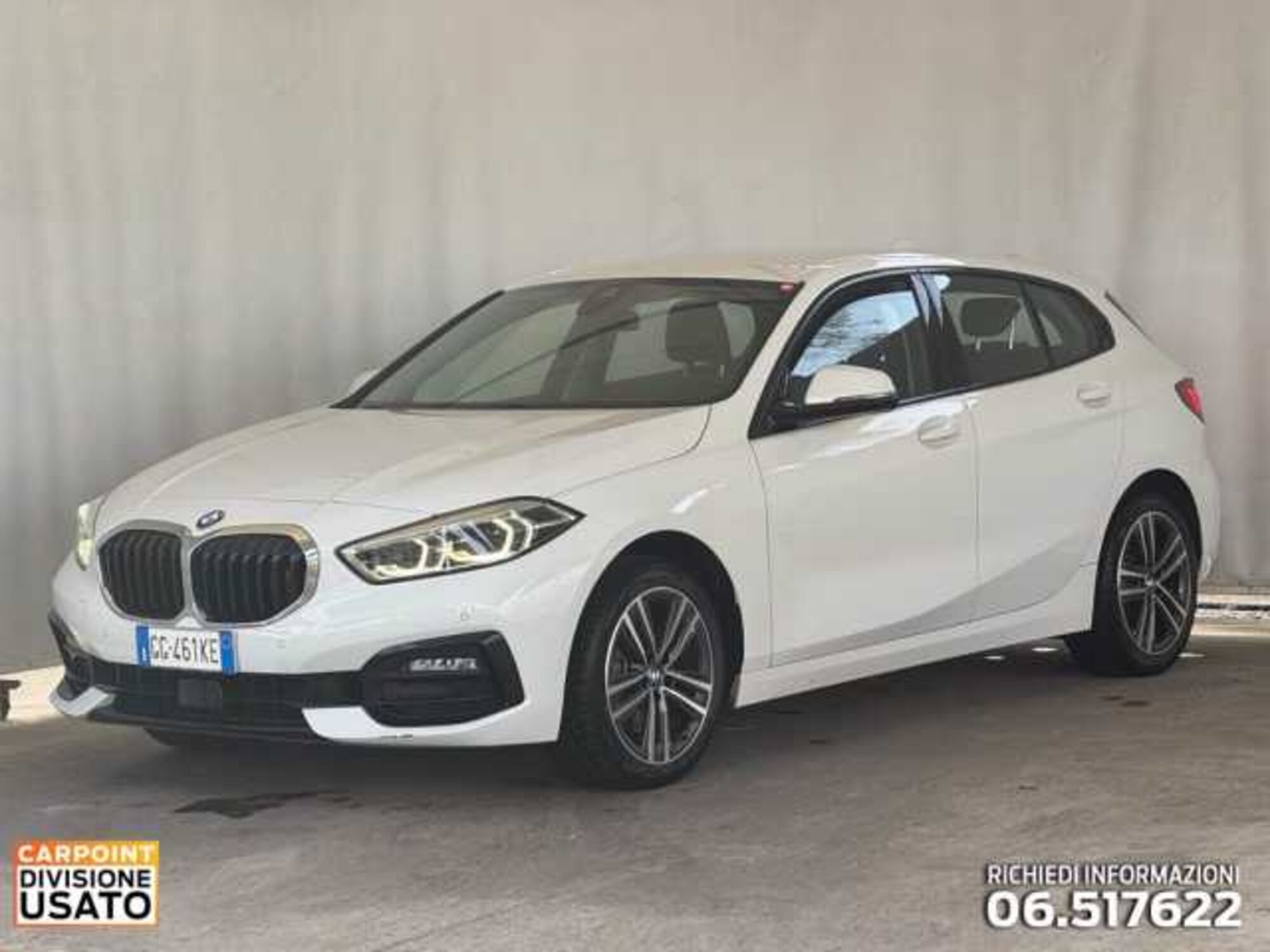 BMW Serie 1 118d auto del 2021 usata a Roma