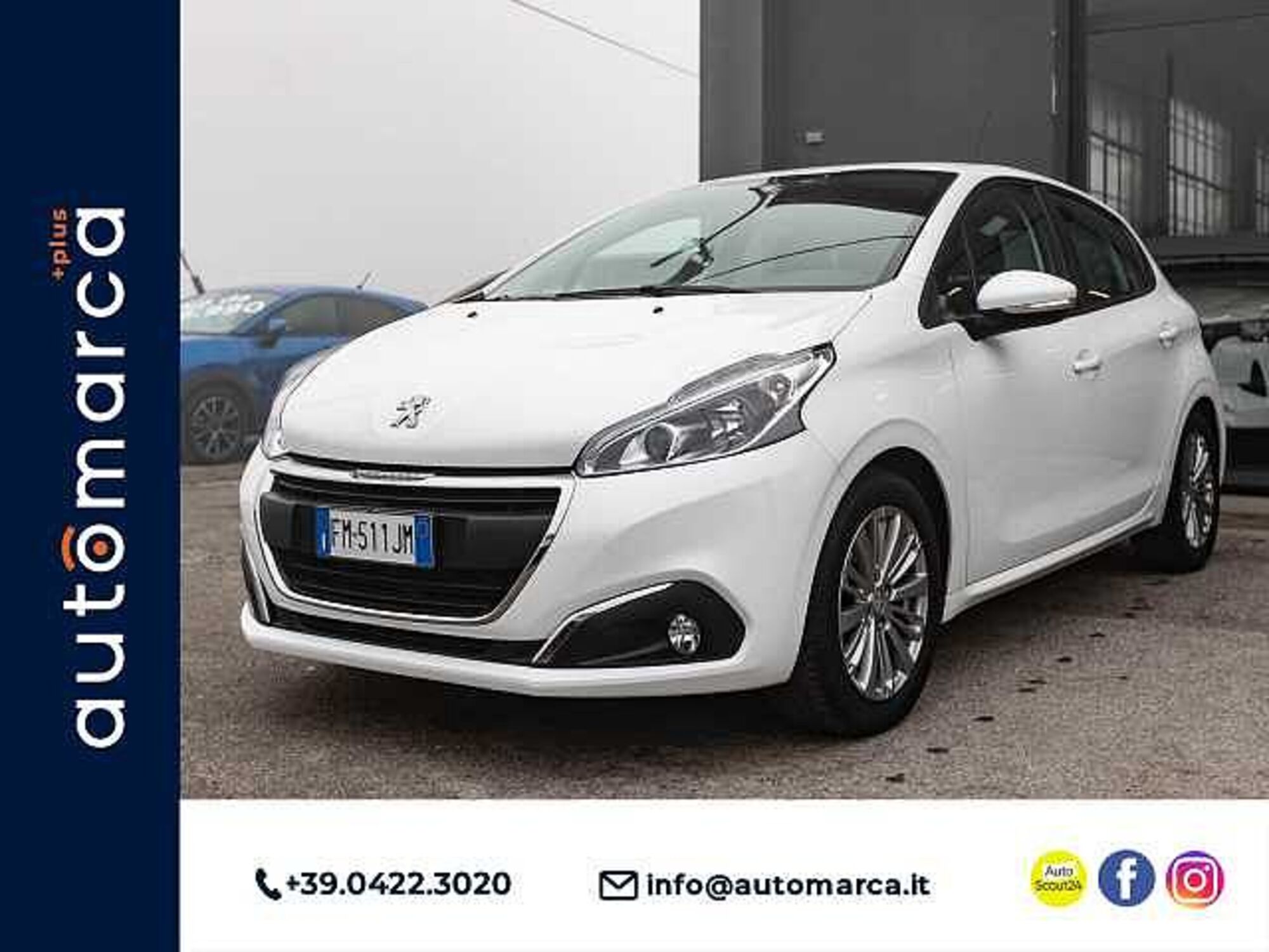 Peugeot 208 82 5 porte Access  del 2017 usata a Silea